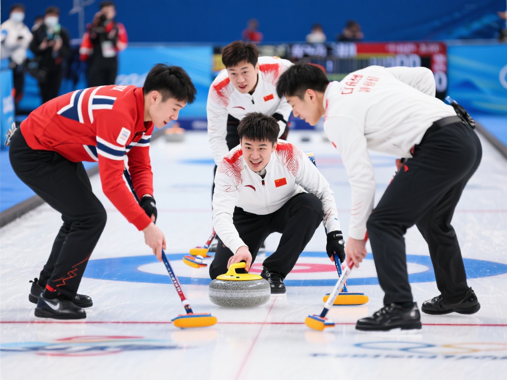 中国男子冰壶队力克挪威问鼎积分榜首
